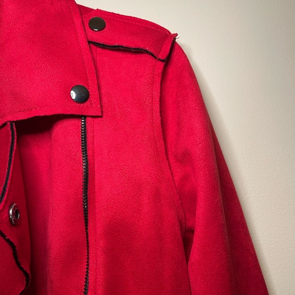 Red velvet jacket - Picture 4 of 4